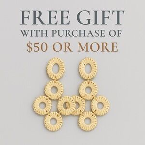 ✨ FREE GIFT ✨ J.Crew Raffia Statement Earrings | With $50+ Purchase
